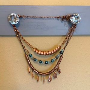 Premier Designs Prestly 16”-22” multi strand necklace